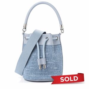 Marc Jacobs Light Blue Woven Bucket Bag